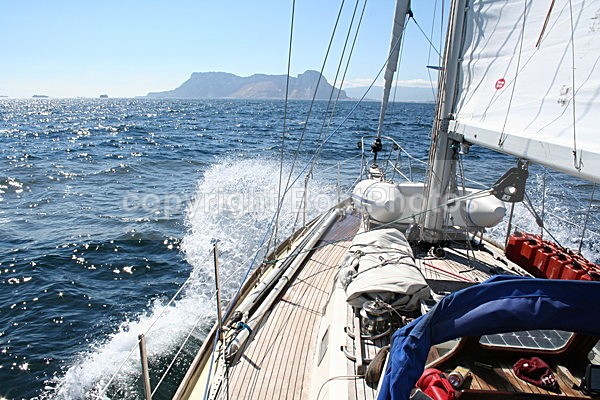 060927 Approaching Gibralter - ATLANTIC CROSSING 2006