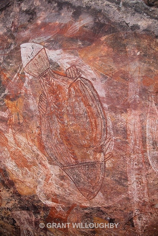 Aboriginal rock art Kakadoo - Australia