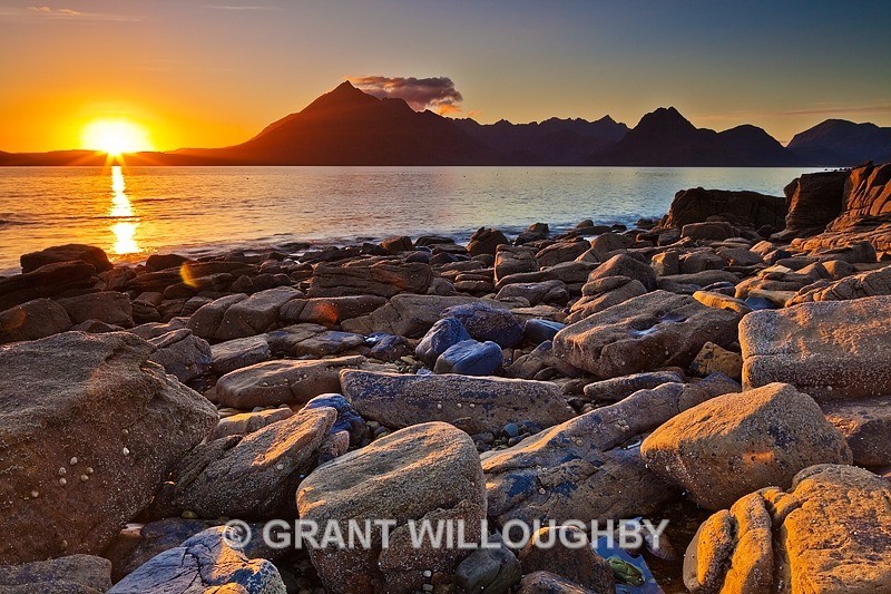 Elgol sunset - processing old files - Horizontal