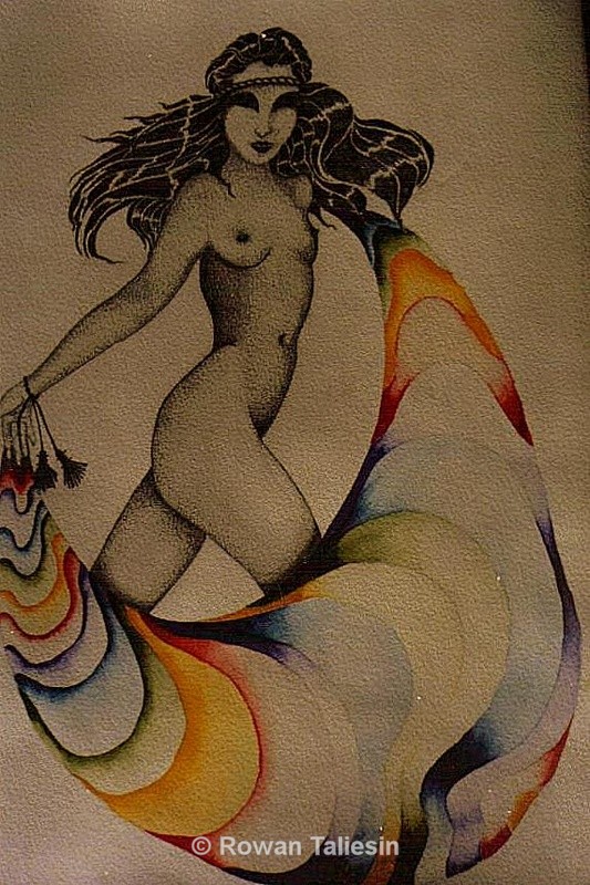 Dancing Girl © Rowan Taliesin 1984 - MY JOURNEY AS AN ARTIST