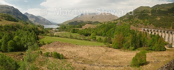 Landscape near the Glenfinnan viaduct-2 - Scotland