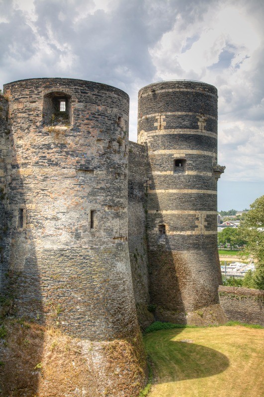 Angers Towers - Ruins and Not So Ruined