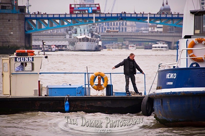 Tug at Tower Bridge, London - Commercial