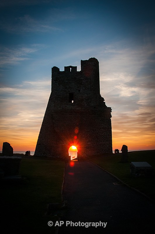 Aberystwyth Castle Sunset-ACP_3272-1 - Aberystwyth