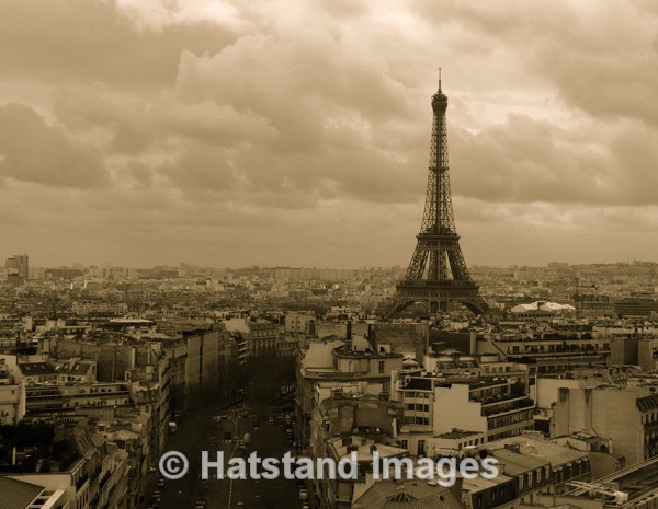 Paris from the Arc de Triomphe - places