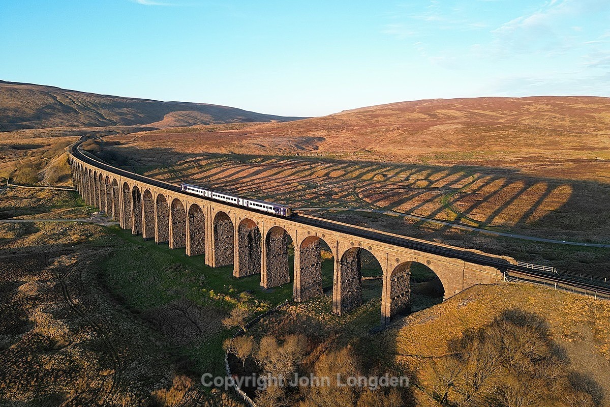 JL - 16.12.25 158757 13:37 Carlisle - Leeds, Ribblehead Viaduct - Latest shots