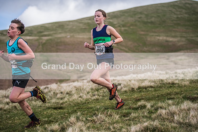 Arant Haw Juniors-178 - Kendal Winter League Arant Haw (Junior Races) Sunday 14th April 2024