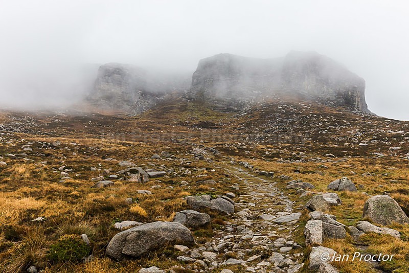 Mist on Lower Cove - Mourne Mountains