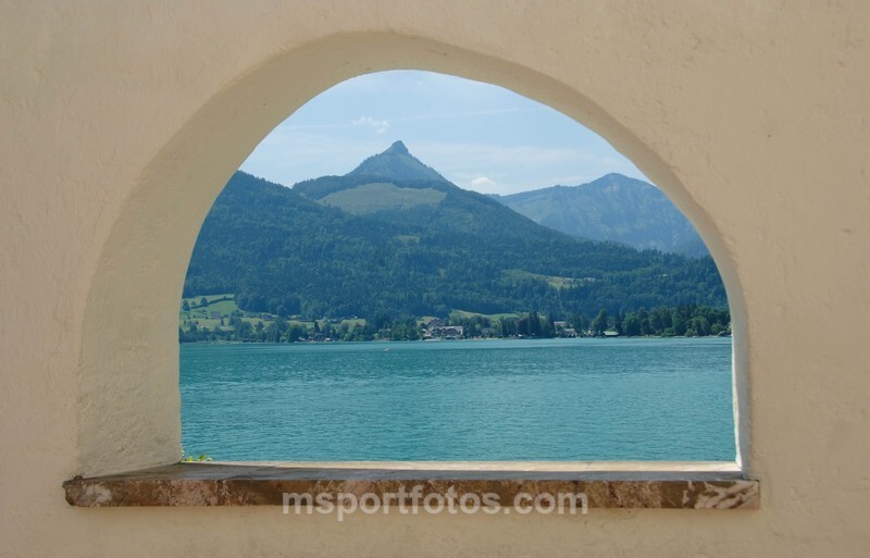 A wall with a view, St. Wolfgang - Travel, city/land scapes
