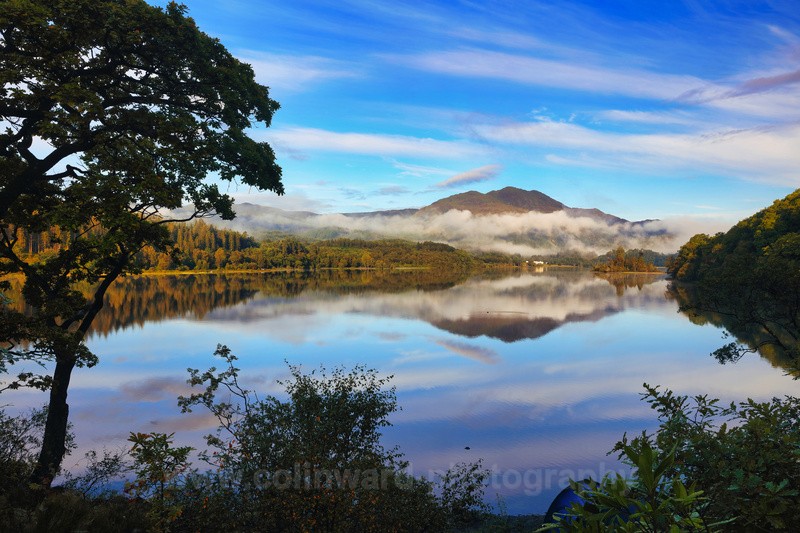 Early Morning at Loch Achray. Trossachs.   ref 0186 - Scotland