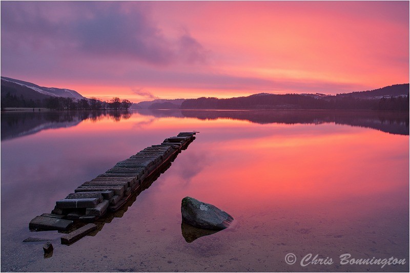 Loch Ard Glow - Landscapes - Colour