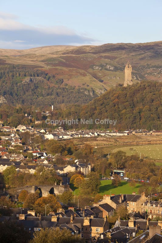 The Wallace Monument from Stirling Castle - Cities & Towns