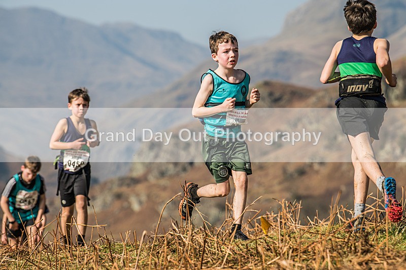 Elterwater-109 - Kendal Winter League Elterwater Under 13 Fell Race Sunday 9th March 2025
