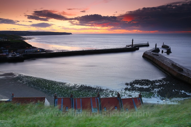 Whitby Harbour at Dusk    ref 8703 - North Yorkshire and Cleveland