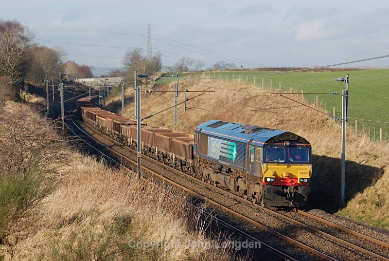 10.2.14 - 66425 Crewe - Carlisle, Docker - West Coast Main Line (north to south)