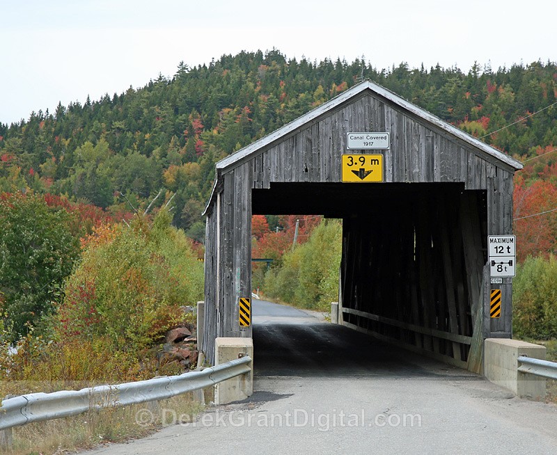 Canal Covered Bridge St. George New Brunswick Canada - Covered Bridges of New Brunswick