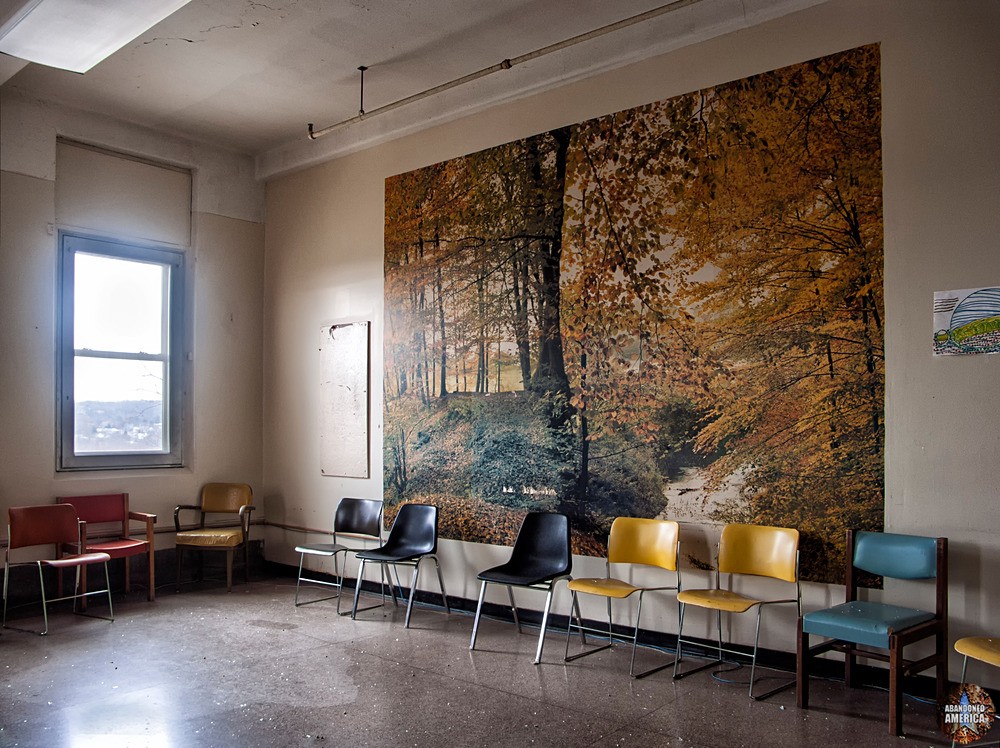 Overbrook Asylum (Cedar Grove, NJ) | Autumn Wall Print - Overbrook Asylum