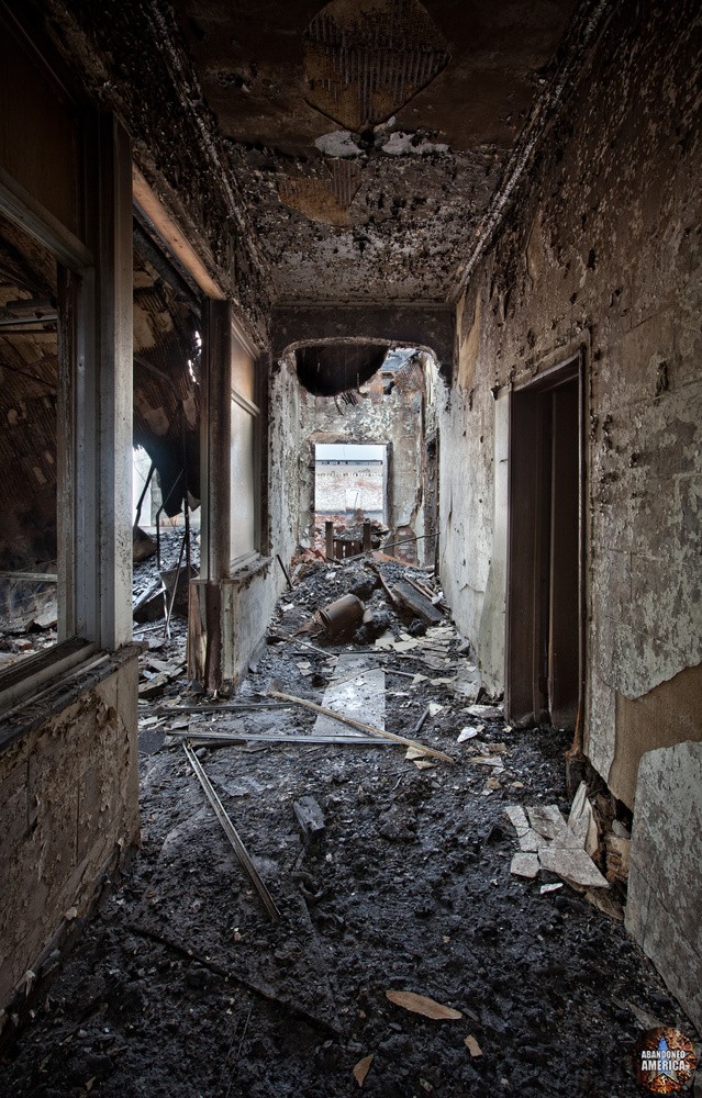 down the charred black corridor - Conquistador China*
