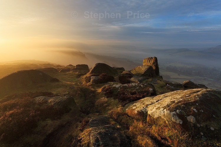 Misty Photograph of Curbar | Peak District Location