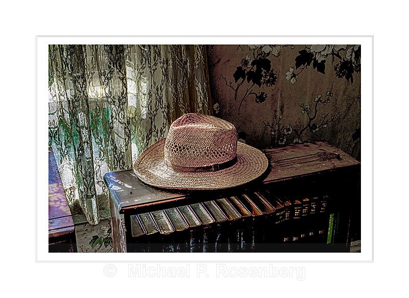 Detail Straw Hat, Prarie Home, ND - HOME ON THE PRARIE