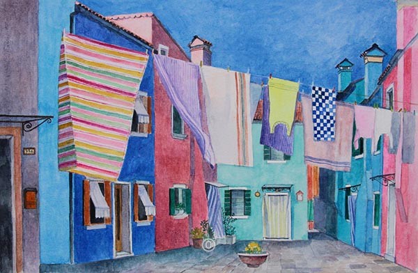 Burano. - Paintings. David and Jane.