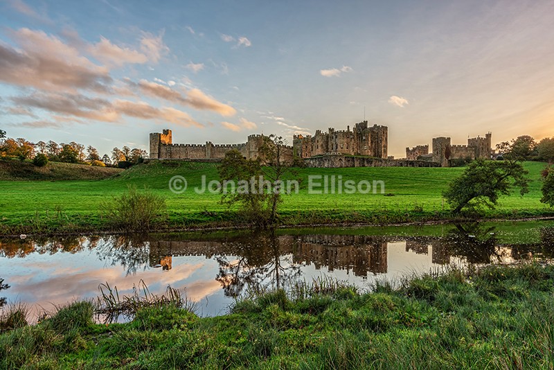 Alnwick Castle Sunset - Northumberland