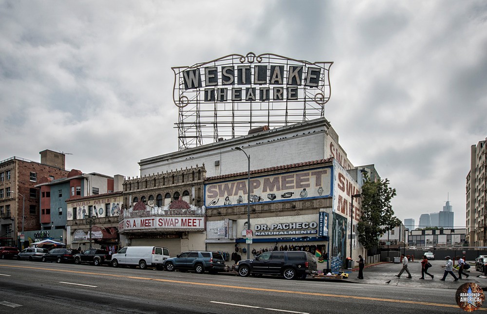 Exterior View at The Westlake Theatre, Los Angeles, CA | Abandoned America