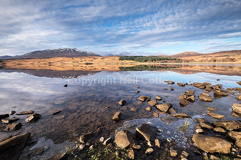 Loch Tulla & the Black Mount hills, Argyll & Bute2 - Landscape format