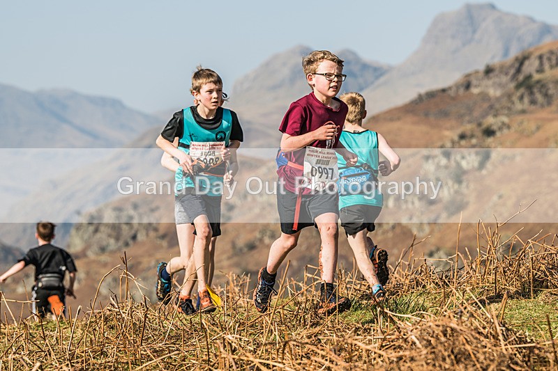 Elterwater-95 - Kendal Winter League Elterwater Under 13 Fell Race Sunday 9th March 2025