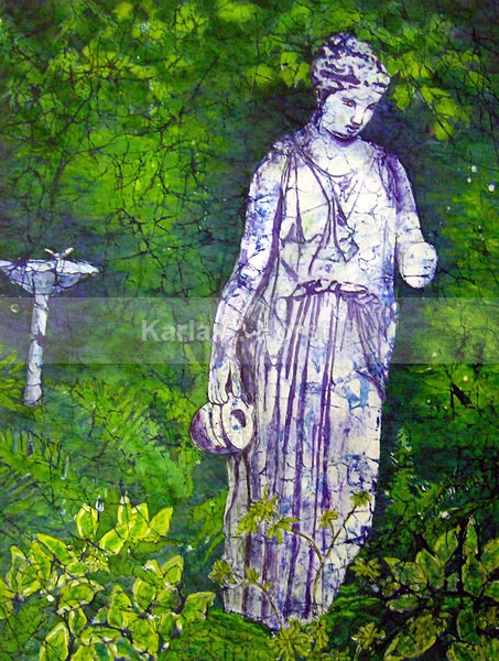 Tending Her Garden - Original Art