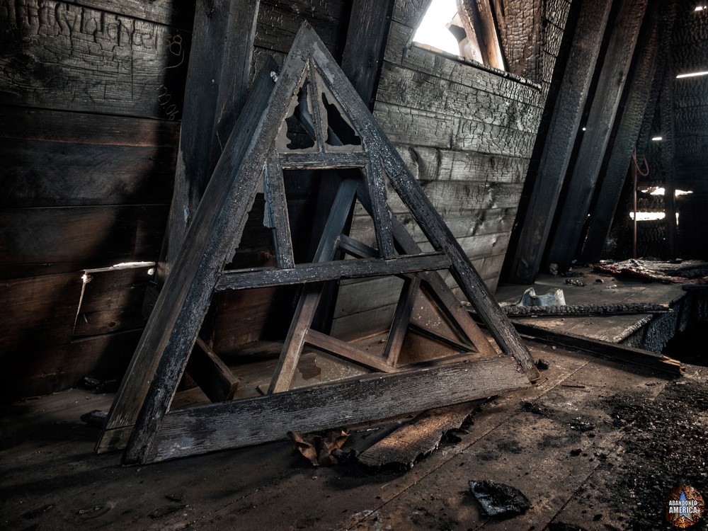Charred Window Panes | Hudson River State Hospital - Hudson River State Hospital