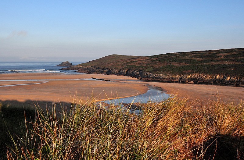 Golden morning light just after sunrise at Crantock - Cornwall Misc
