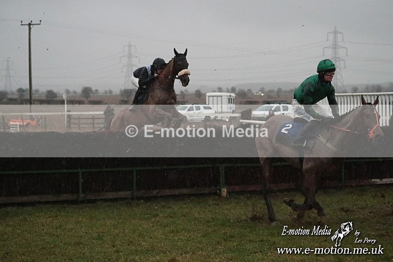 PtP 260125 1248 - Cocklebarrow Point-to-Point racing with the Heythrop Hunt 26/01/25
