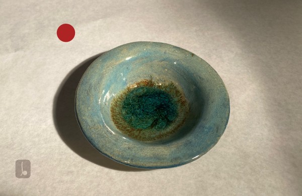 Small  bowl green centre SOLD - To the Edge