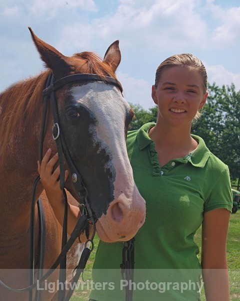 Haleys Horse_003 - Haley and Pilgrim