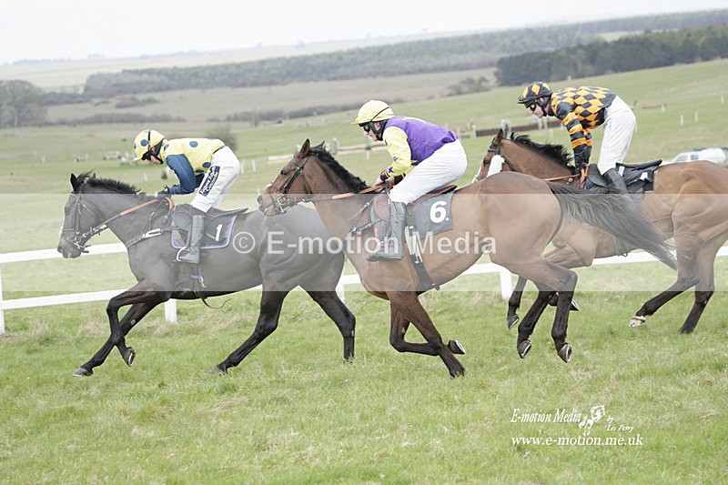 PtP 260323 0825 - New Forest Hounds Point-to-Point Larkhill 26/03/23