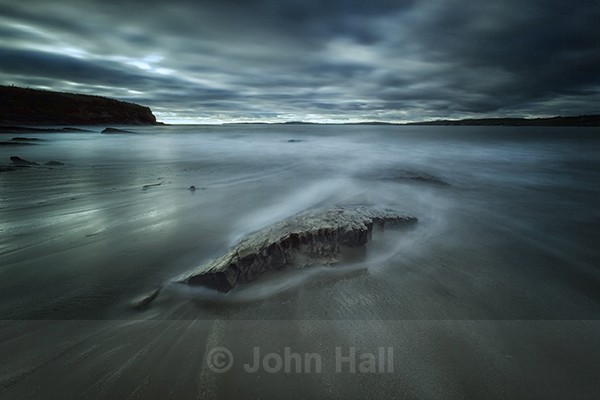The Rock. Dusk at Garrylucas Beach, Co. Cork, Ireland.