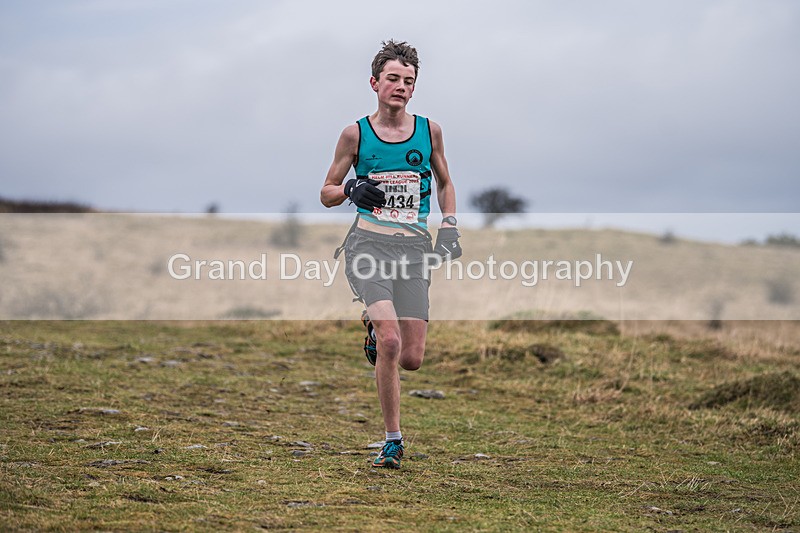 Cunswick U15  U17-137 - Kendal Winter League Cunswick Scar Junior Under 15 & 17 Fell Races Sunday 26th January 2025