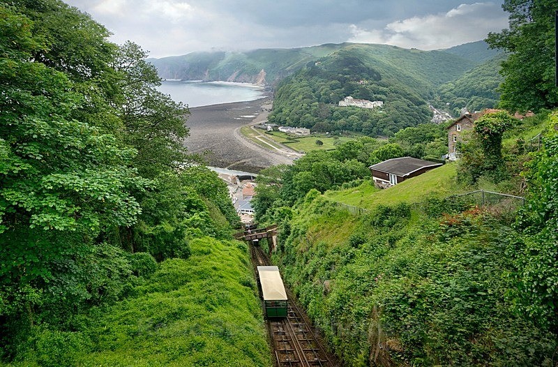 The Lynton and Lymouth Cliff Railway in North Devon is the h - Devon Misc