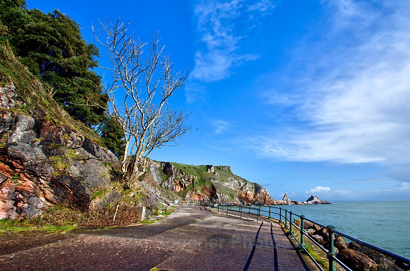 Walking towards Redgate view - Anstey's Cove and Redgate