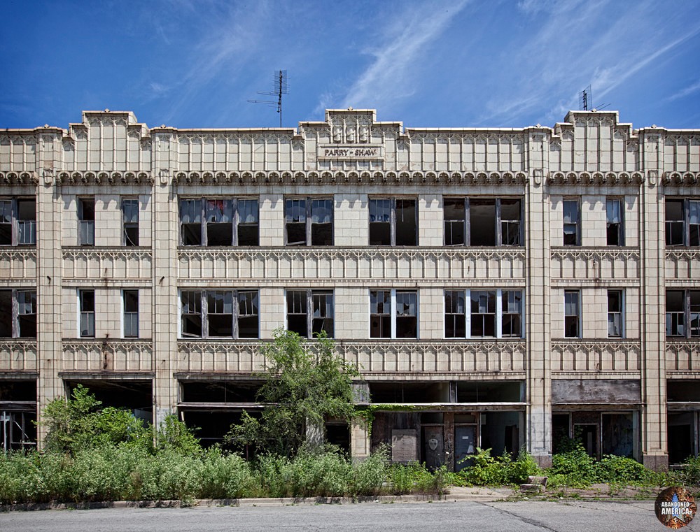 Gary, Indiana Abandoned ParryShaw Building