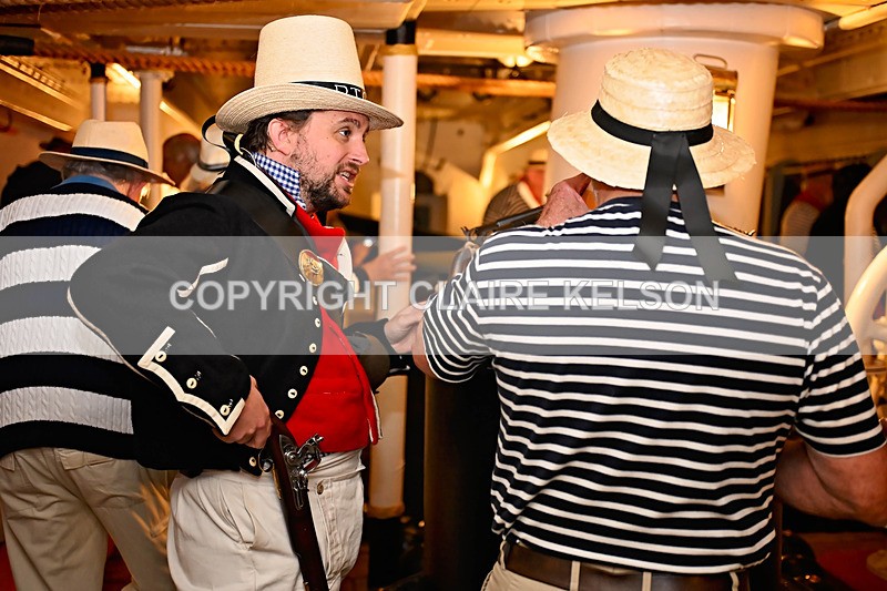 HMS PICKLE-38 - PICKLE NIGHT HMS WARRIOR 1860