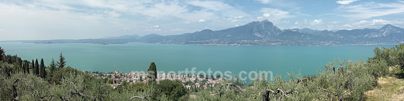 Lake Garda panorama from Monte Baldo - Travel, city/land scapes