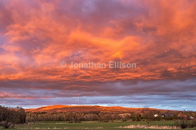 Sunset Above Rivington - Rivington And Surrounding Areas