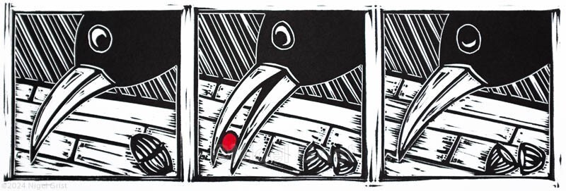  - Linocut