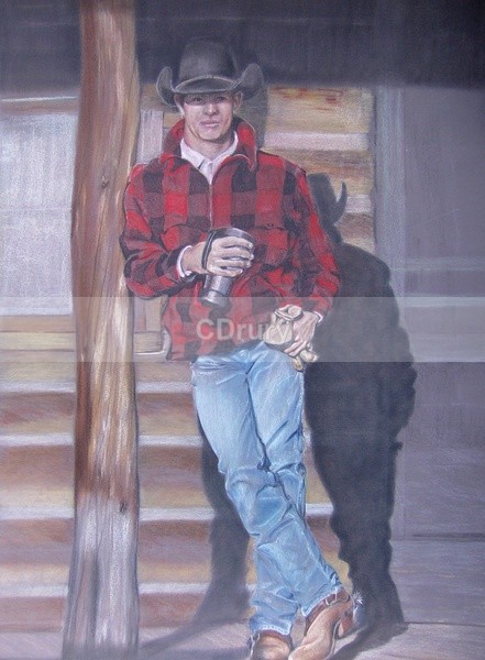 Cowboy Coffee - Watercolor