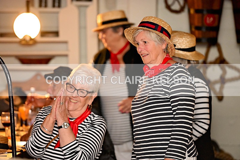 HMS PICKLE-174 - PICKLE NIGHT HMS WARRIOR 1860