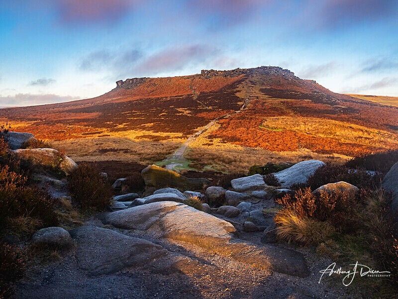 Higger Tor Winter Sunrise - Peak District