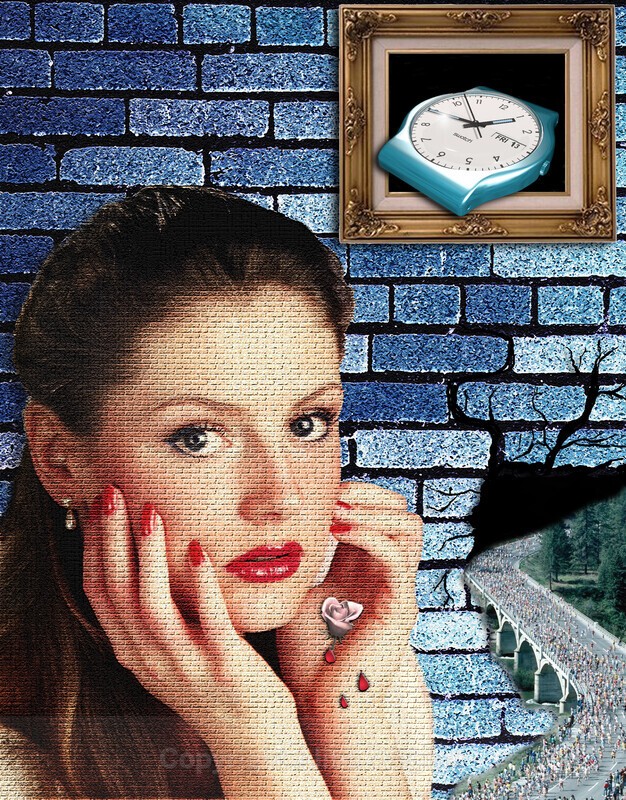 Just another brick in the wall - Artistic Creative Manipulation