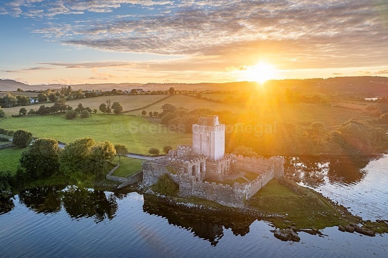 DJI_0255-HDR - Doe Castle & Lackagh